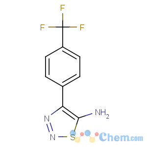 CAS No:423769-76-0 4-[4-(trifluoromethyl)phenyl]thiadiazol-5-amine