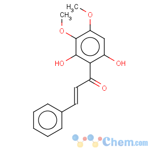 CAS No:42438-78-8 2-Propen-1-one,1-(2,6-dihydroxy-3,4-dimethoxyphenyl)-3-phenyl-, (2E)-