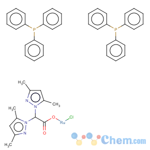 CAS No:425370-68-9 Ruthenium, chloro[a-(3,5-dimethyl-1H-pyrazol-1-yl-kN2)-3,5-dimethyl-1H-pyrazole-1-acetato-kN2,kO1]bis(triphenylphosphine)-, (OC-6-34)- (9CI)