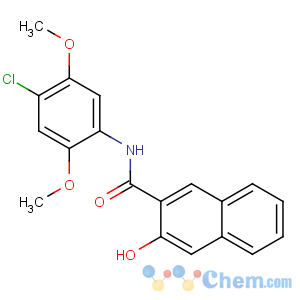 CAS No:4273-92-1 N-(4-chloro-2,5-dimethoxyphenyl)-3-hydroxynaphthalene-2-carboxamide