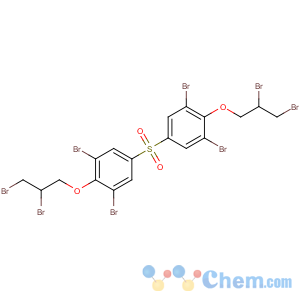 CAS No:42757-55-1 1,3-dibromo-5-[3,5-dibromo-4-(2,3-dibromopropoxy)phenyl]sulfonyl-2-(2,<br />3-dibromopropoxy)benzene