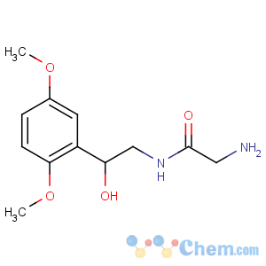 CAS No:42794-76-3 2-amino-N-[2-(2,5-dimethoxyphenyl)-2-hydroxyethyl]acetamide