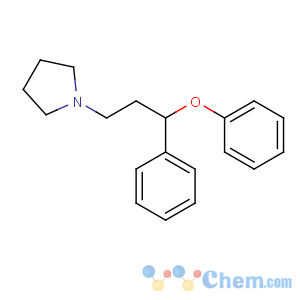 CAS No:42796-29-2 1-(3-phenoxy-3-phenylpropyl)pyrrolidine