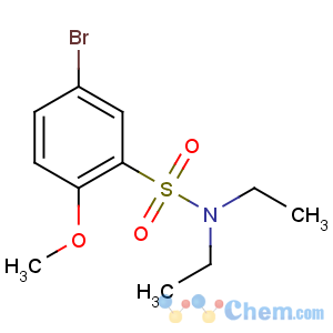 CAS No:428471-30-1 5-bromo-N,N-diethyl-2-methoxybenzenesulfonamide