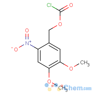 CAS No:42855-00-5 (4,5-dimethoxy-2-nitrophenyl)methyl carbonochloridate