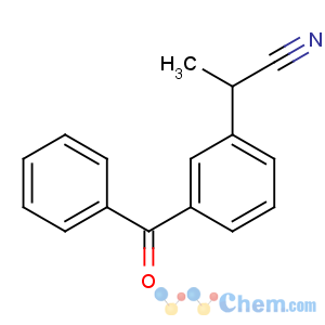 CAS No:42872-30-0 2-(3-benzoylphenyl)propanenitrile