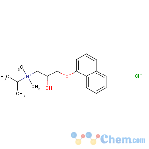 CAS No:42879-47-0 (2-hydroxy-3-naphthalen-1-yloxypropyl)-dimethyl-propan-2-ylazanium