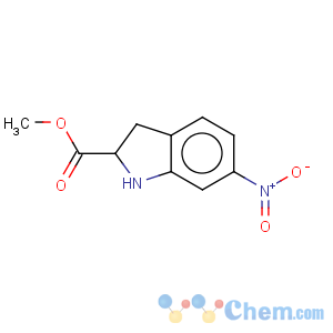 CAS No:428861-43-2 1H-Indole-2-carboxylicacid, 2,3-dihydro-6-nitro-, methyl ester