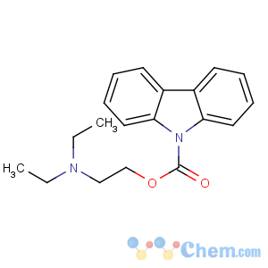 CAS No:42887-23-0 2-(diethylamino)ethyl carbazole-9-carboxylate