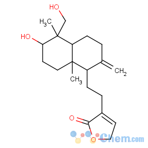 CAS No:42895-58-9 4-[2-[(1R,4aS,5R,6R,8aS)-6-hydroxy-5-(hydroxymethyl)-5,<br />8a-dimethyl-2-methylidene-3,4,4a,6,7,<br />8-hexahydro-1H-naphthalen-1-yl]ethyl]-2H-furan-5-one