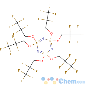 CAS No:429-18-5 1,3,5,2,4,6-Triazatriphosphorine,2,2,4,4,6,6-hexahydro-2,2,4,4,6,6-hexakis(2,2,3,3,3-pentafluoropropoxy)-(7CI,8CI,9CI)