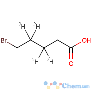 CAS No:42932-62-7 Pentanoic-3,3,4,4-d4acid, 5-bromo- (9CI)
