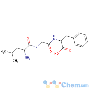 CAS No:4294-25-1 2-[[2-[(2-amino-4-methylpentanoyl)amino]acetyl]amino]-3-phenylpropanoic<br />acid