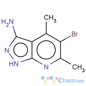 CAS No:42951-65-5 1H-Pyrazolo[3,4-b]pyridin-3-amine,5-bromo-4,6-dimethyl-