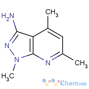 CAS No:42951-66-6 1,4,6-trimethylpyrazolo[3,4-b]pyridin-3-amine