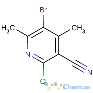 CAS No:42951-71-3 5-bromo-2-chloro-4,6-dimethylpyridine-3-carbonitrile