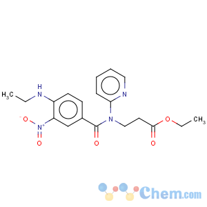 CAS No:429659-01-8 Ethyl 3-(4-(methylamino)-3-nitro-N-(pyridin-2-yl)benzamido)propanoate