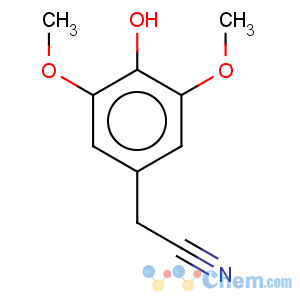 CAS No:42973-55-7 Benzeneacetonitrile,4-hydroxy-3,5-dimethoxy-