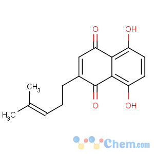 CAS No:43043-74-9 5,8-dihydroxy-2-(4-methylpent-3-enyl)naphthalene-1,4-dione