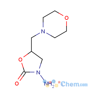 CAS No:43056-63-9 3-amino-5-(morpholin-4-ylmethyl)-1,3-oxazolidin-2-one
