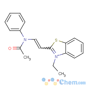 CAS No:43061-75-2 Benzothiazolium,2-[2-(acetylphenylamino)ethenyl]-3-ethyl-