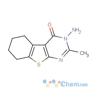 CAS No:43088-52-4 3-AMINO-2-METHYL-5,6,7,8-TETRAHYDRO-3H-BENZO[4,5]THIENO[2,3-D]PYRIMIDIN-4-ONE