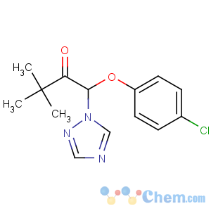 CAS No:43121-43-3 1-(4-chlorophenoxy)-3,3-dimethyl-1-(1,2,4-triazol-1-yl)butan-2-one