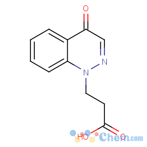 CAS No:4320-73-4 3-(4-oxocinnolin-1-yl)propanoic acid