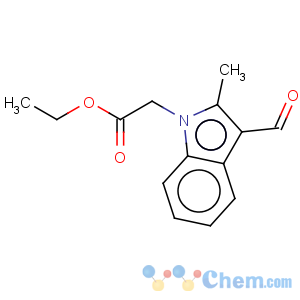 CAS No:433307-59-6 1H-Indole-1-aceticacid, 3-formyl-2-methyl-, ethyl ester