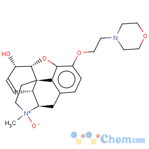 CAS No:433308-89-5 Morphinan-6-ol,7,8-didehydro-4,5-epoxy-17-methyl-3-[2-(4-morpholinyl)ethoxy]-, 17-oxide, (5a,6a)- (9CI)