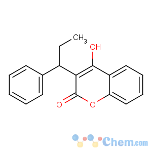 CAS No:435-97-2 4-hydroxy-3-(1-phenylpropyl)chromen-2-one