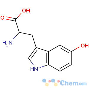 CAS No:4350-09-8 (2S)-2-amino-3-(5-hydroxy-1H-indol-3-yl)propanoic acid