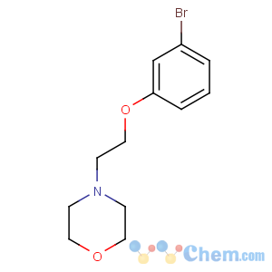 CAS No:435283-95-7 4-[2-(3-bromophenoxy)ethyl]morpholine