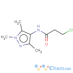 CAS No:435341-85-8 3-Chloro-N-(1,3,5-trimethyl-1H-pyrazol-4-yl)-propionamide