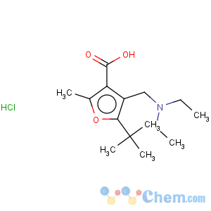 CAS No:435341-89-2 5-tert-Butyl-4-diethylaminomethyl-2-methyl-furan-3-carboxylic acid hydrochloride