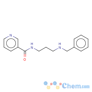 CAS No:435345-20-3 3-Pyridinecarboxamide,N-[3-[(phenylmethyl)amino]propyl]-, monohydrochloride (9CI)