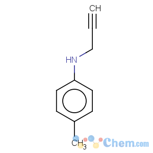 CAS No:435345-28-1 Benzenamine,4-methyl-N-2-propyn-1-yl-, hydrochloride (1:1)