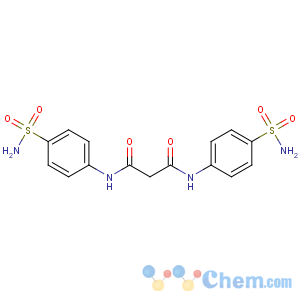 CAS No:4354-82-9 n,n''-bis-(4-sulfamoyl-phenyl)-malonamide