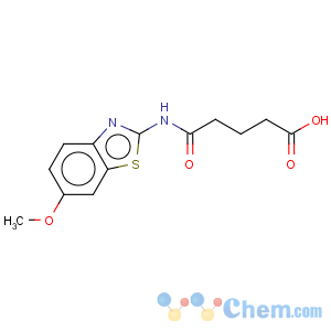 CAS No:436086-78-1 4-(6-methoxy-benzothiazol-2-ylcarbamoyl)-butyric acid