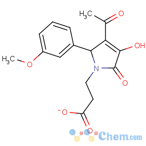 CAS No:436088-34-5 1H-Pyrrole-1-propanoicacid, 3-acetyl-2,5-dihydro-4-hydroxy-2-(3-methoxyphenyl)-5-oxo-