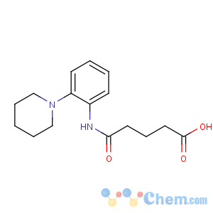CAS No:436088-56-1 5-oxo-5-(2-piperidin-1-ylanilino)pentanoic acid