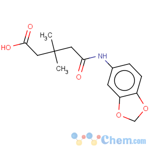 CAS No:436088-57-2 5-(1,3-benzodioxol-5-ylamino)-3,3-dimethyl-5-oxopentanoic acid
