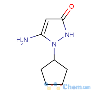 CAS No:436088-87-8 3H-Pyrazol-3-one,5-amino-1-cyclopentyl-1,2-dihydro-