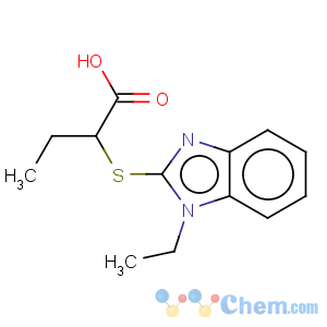 CAS No:436088-88-9 Butanoic acid,2-[(1-ethyl-1H-benzimidazol-2-yl)thio]-