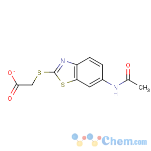 CAS No:436088-91-4 Acetic acid,2-[[6-(acetylamino)-2-benzothiazolyl]thio]-