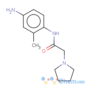 CAS No:436090-52-7 1-Pyrrolidineacetamide,N-(4-amino-2-methylphenyl)-