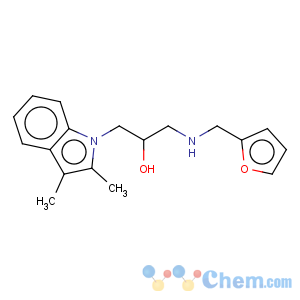 CAS No:436099-61-5 1H-Indole-1-ethanol, a-[[(2-furanylmethyl)amino]methyl]-2,3-dimethyl-,ethanedioate (1:1)