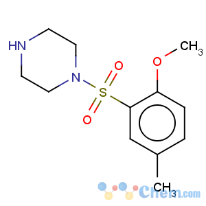 CAS No:436099-67-1 1-(2-METHOXY-5-METHYL-BENZENESULFONYL)-PIPERAZINE