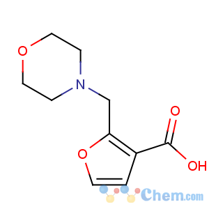 CAS No:436099-81-9 2-(morpholin-4-ylmethyl)furan-3-carboxylic acid