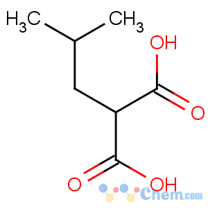 CAS No:4361-06-2 Propanedioic acid,2-(2-methylpropyl)-